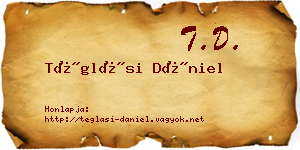 Téglási Dániel névjegykártya
