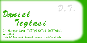 daniel teglasi business card